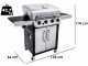 Char-Broil Convective 440S - Barbecue a gas