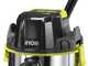 Ryobi R18WDV-0 - Bidone aspiratutto a batteria per solidi e liquidi - 18V - bidone 18 lt - SENZA BATTERIA E CARICABATTERIE