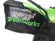 GreenWorks GD40SC38II - Arieggiatore a batteria - SENZA BATTERIA E CARICABATTERIA