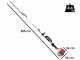 GeoTech GT-2 33 L - Tagliasiepi a scoppio su asta di prolunga - Lama da 56 cm