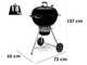 Weber Master Touch GBS E-5750 BLK - Barbecue a carbone