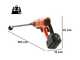 Pistola idropulitrice a batteria Black &amp; Decker BCPC18D1 + in omaggio batteria 18V 2Ah - ugello 5 in 1