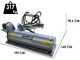 BlackStone BVL 145 L - Trincia argini laterale per trattore - Serie leggera