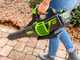 Greenworks GD60AB - Soffiatore assiale a batteria - SENZA BATTERIA E CARICABATTERIA