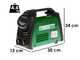 GreenBay GB-WM 200J - Saldatrice inverter a elettrodo a corrente continua - 200A - con Kit MMA