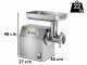 Fimar TC12C - Tritacarne elettrico - 400 V - 1 HP - Gruppo macinazione in INOX - Senza inversione di marcia