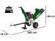 GreenBay GB-WRC 120 HE - Biotrituratore a scoppio professionale - Motore Honda GX390 da 13 HP