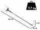 Castellari Vertigo Carbon L 12V - Abbacchiatore elettrico a batteria - 240 / 320 cm