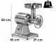 Fimar TC22TE - Tritacarne elettrico - 400 V - 1.5 HP - Gruppo macinazione in INOX - Senza inversione di marcia