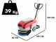 Lavapavimenti elettrica U.T. LP-430-E - 3 in 1: lava, asciuga e aspira
