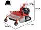 GeoTech-Pro GFM 860 L-E - Trinciaerba professionale a martelli - Loncin G420FD