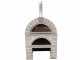 Forno a legna per pizza da esterno Pulcinella Stone Grigio - 4 pizze