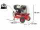 Motocompressore a scoppio Krisone 580 con motore Sbaraglia - 6,5HP