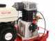 Motocompressore a scoppio Krisone 580 con motore Sbaraglia - 6,5HP