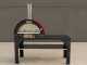 Forno a gas e a legna per pizza da esterno PIZZAPARTY con carrello - 4 pizze