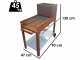 Flipper 50 - Barbecue a legna e carbone in corten