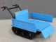 Pianale in acciaio con sponde estendibili per motocompressore Campagnola MC 658 Track cingolato