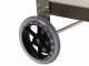 Piano In acciaio INOX con ruote gommate
