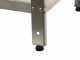 Piano In acciaio INOX con ruote gommate