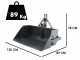 Blackstone B-PAL 120 - Pala posteriore per trattore - con lama da 120 cm - Portata 400Kg