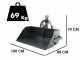 BlackStone B-PAL H 100 - Paletta posteriore idraulica per trattore - da 100 cm - Portata 400Kg