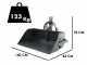 BlackStone B-PAL H 140 - Paletta posteriore idraulica per trattore - da 140 cm - Portata 400Kg