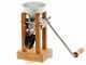 Eschenfelder 1200 alluminio 150g - Fioccatrice manuale con rulli in acciaio inox