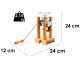 Eschenfelder 1200 alluminio 150g - Fioccatrice manuale con rulli in acciaio inox