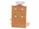 Eschenfelder 1220 alluminio 150g - Fioccatrice manuale da parete con rulli in acciaio inox