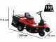 GeoTech-Pro GT-MR 76 Mini rider - Rider trattorino rasaerba - motore da 432cc con avviamento elettrico