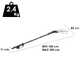 Zanon Karbonium PRO AL 200 - Abbacchiatore elettrico 170/250 cm a batteria a zaino 50.4V 5Ah - Asta telescopica in alluminio