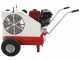 Motocompressore a scoppio Texas 900 con motore Sbaraglia SC420 - 14HP