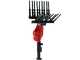 Zanon Olivar Electric AL 300 - Abbacchiatore elettrico a batteria da - Asta telescopica in alluminio 210 - 340 cm