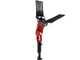 Zanon Olivar Electric AL 300 - Abbacchiatore elettrico a batteria da - Asta telescopica in alluminio 210 - 340 cm