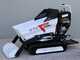 Seven Italy TH500C L70-E - Motocarriola cingolata cassone dumper 500Kg con paletta - Cambio idrostatico