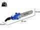 Paterlini Jack PA 10'' 1/4&quot; - Potatore pneumatico a catena - Lama da 25cm