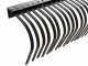 Blackstone B-HLRK 210 - Rastrello per trattore pesante con collegamento a 3 punti - Serie Heavy Duty