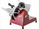 Berkel Red Line 250 Rossa - Affettatrice con lama in acciaio cromato da 250 mm - CE professionale