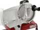 Berkel Red Line 250 Rossa - Affettatrice con lama in acciaio cromato da 250 mm - CE professionale