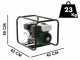 Greenbay GB-TWP 50 - Motopompa a scoppio acque sporche - Raccordi 50 mm