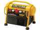 DeWalt DPC6MRC-QS - Compressore aria elettrico portatile monofase, oil-less - Motore 1.5 HP - 6 lt