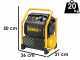 DeWalt DPC10QTC-QS - Compressore aria elettrico portatile monofase, oil-less - Motore 1.5 HP - 9.4 lt