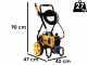 DeWalt DXPW 001CE KART - Idropulitrice professionale ad acqua fredda con carrello removibile - 500L/H - 160 bar