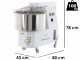 SPIRALMAC SV44 - Impastatrice a spirale - Trifase - 44 Kg - 2 HP