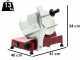 FAC S220 Rossa - Affettatrice con lama 220 mm - Affilatore incluso - 185W