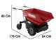 GeoTech-Pro CAR E500 e-Lift - Motocarriola a batteria 48V 20Ah