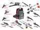 Batteria al Litio Zanon Drive 1450.S. 12.7ah/50,4V - Con imbracatura e cavo collegamento batteria-attrezzo