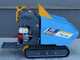EuroMech EM500H-Dump - Motocarriola cingolata dumper idraulico 500Kg - Cambio idrostatico