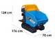 EuroMech EM500L-Dump - Motocarriola cassone dumper idraulico 500Kg - Cambio idrostatico