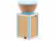 Komo KoMoMio Blu - Mulino per farina a pietra in faggio - 400W